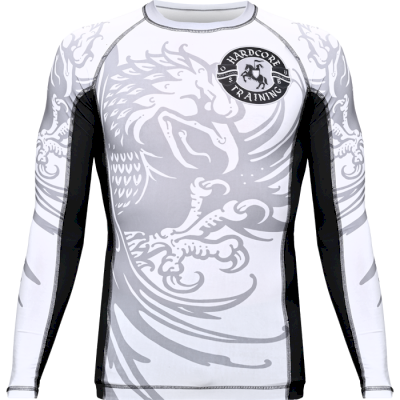 Рашгард Hardcore Training Heraldry White LS