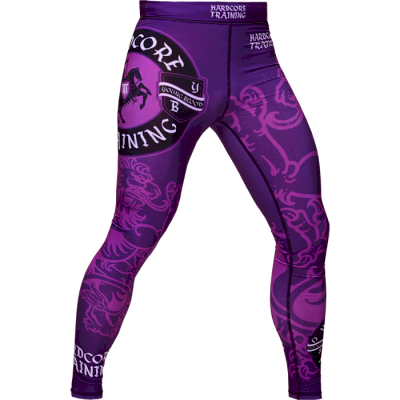 Компрессионные штаны Hardcore Training Heraldry Magenta
