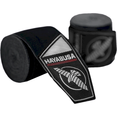 Боксерские бинты Hayabusa Perfect Stretch Hand Wraps Black 4.5м
