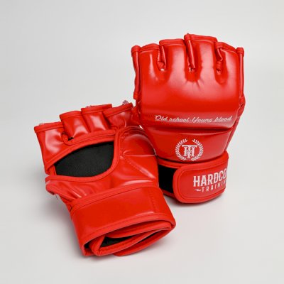 ММА перчатки Hardcore Training Base PU Red