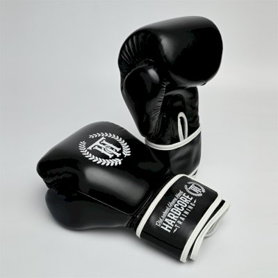 Боксерские перчатки Hardcore Training Base PU Black