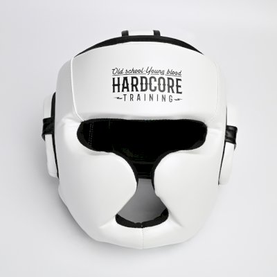 Классический боксерский шлем Hardcore Training Base White