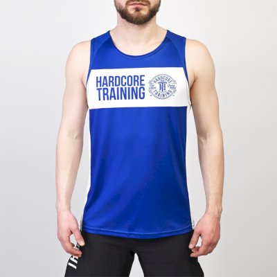 Тренировочная майка Hardcore Training Blue/White