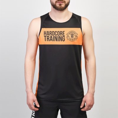 Тренировочная майка Hardcore Training Black/Orange