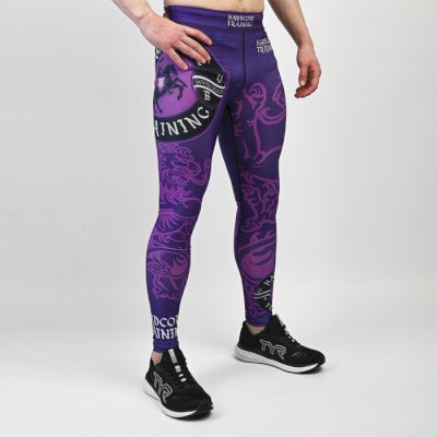 Компрессионные штаны Hardcore Training Heraldry Magenta