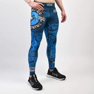 Компрессионные штаны Hardcore Training Heraldry Blue