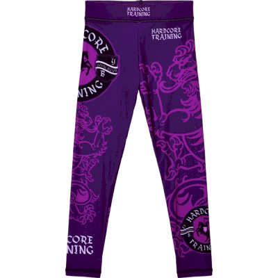Детские компрессионные штаны Hardcore Training Heraldry Magenta
