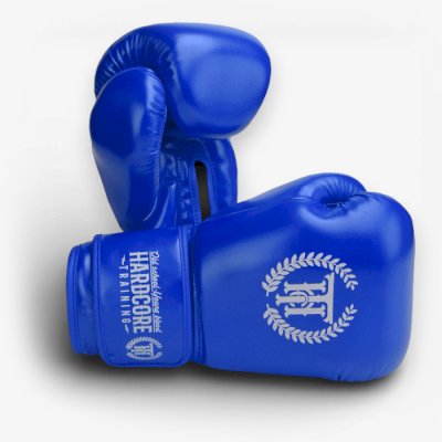 Боксерские перчатки Hardcore Training Base PU Blue