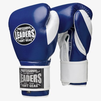 Боксерские перчатки Leaders LeadSeries 2 BL/WH