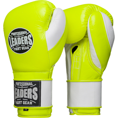 Боксерские перчатки Leaders LS Fancy Soft GN/WH