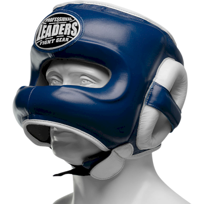 Бамперный боксерский шлем Leaders LS3SHGNB BL/WH