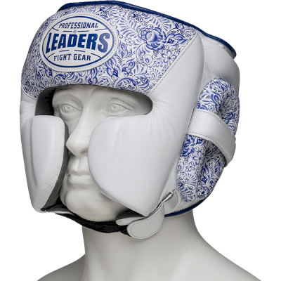 Боксерский шлем Leaders Гжель