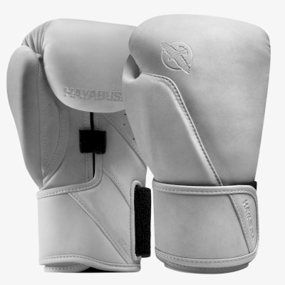 Боксерские перчатки Hayabusa T360 Leather Boxing Gloves бело-серые