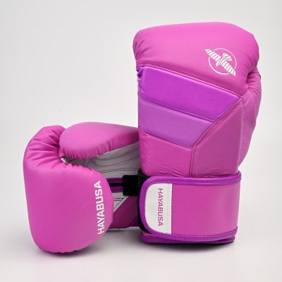 Боксерские перчатки hayabusa t3 neon pink