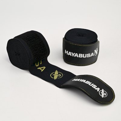 Боксерские бинты Hayabusa Deluxe Hand Wraps 4.5 Black/Gold