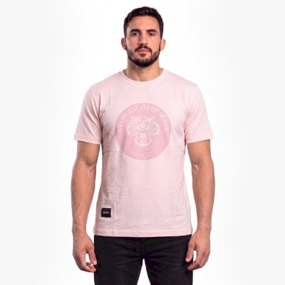 Футболка Gr1ps BJJ Round Tiger розовая