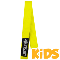 Детский пояс Jitsu Yellow M0 желтый