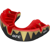 Боксерская капа Opro Platinum Level Black/Gold/Red